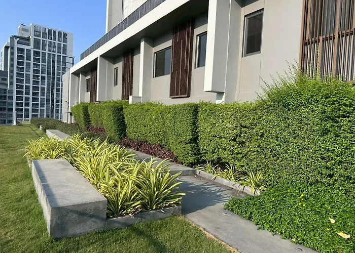 公寓 Modern & Cozy Nest 3 Mins To Bts Saphan Khwai *